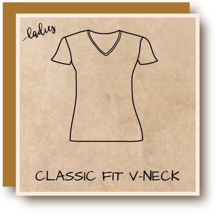 Ladies Classic Fit V-Neck