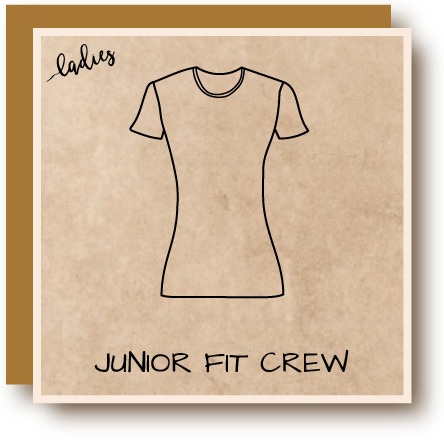 Ladies Junior Fit Crew