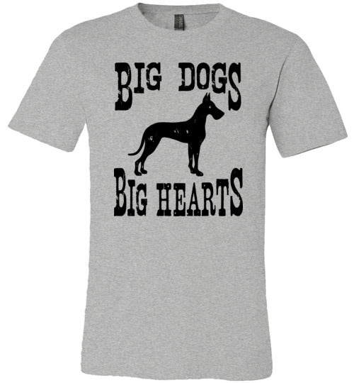 Men's Athletic Fit Crew - Big Dogs Big Hearts Cropped Ears