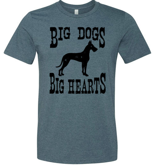 Men's Athletic Fit Crew - Big Dogs Big Hearts Cropped Ears