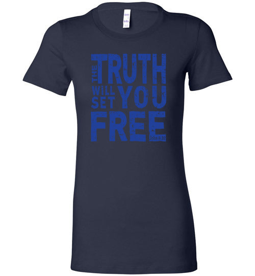 Ladies Junior Fit Crew - The Truth Will Set You Free