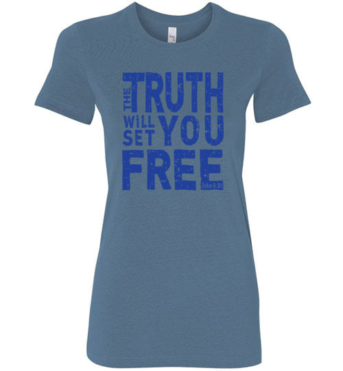 Ladies Junior Fit Crew - The Truth Will Set You Free