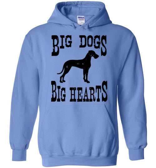 Hoodie Pullover - Big Dogs Big Hearts Floppy Ears