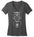 Ladies Classic Fit V-Neck - Fall Owl - White Ink