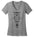 Ladies Classic Fit V-Neck - Fall Owl - Black Ink
