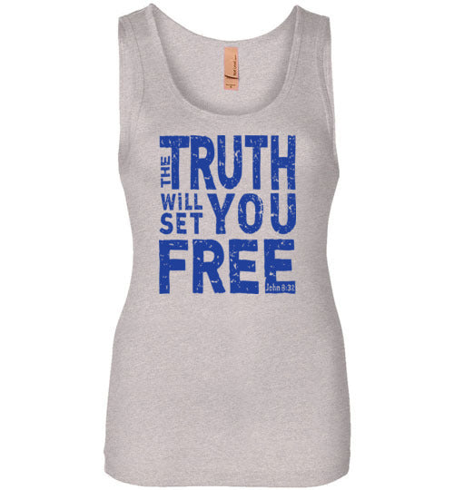 Ladies Junior Fit Tank - The Truth Will Set You Free